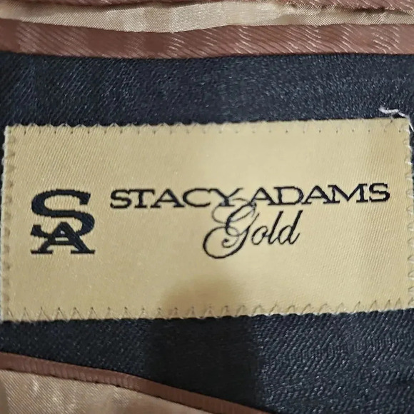 Stacy Adams Gold Men's Blazer Black Size 46L - Picture 3 of 4
